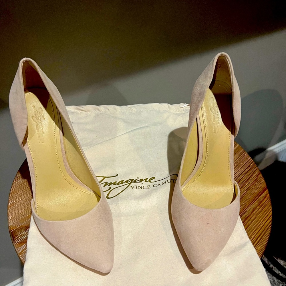 Vince Camuto Imagine Suede pumps, good condition.